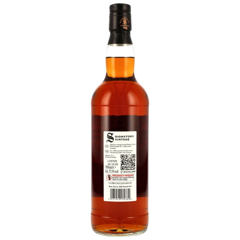 Ben Nevis 10 Jahre 2014/2025 PX Sherry Butts SV 100 Proof Edition #63 57,1% 0,7l