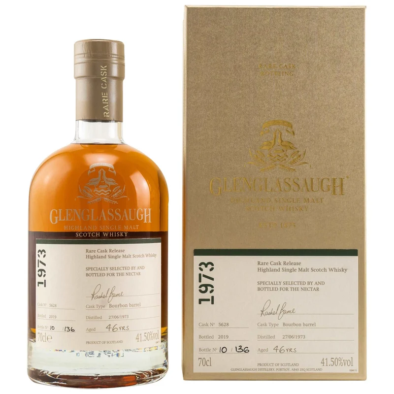 Glenglassaugh | 46 Jahre | 1973/2019 | Bourbon Cask #5628 | The Nectar of the Daily Drams | 41,5%