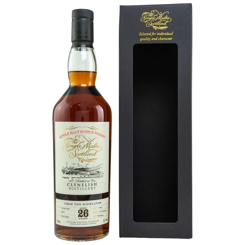 Clynelish | 26 Jahre | 1995/2022 | Cask #8659 | The Single Malts of Scotland | 50,7%