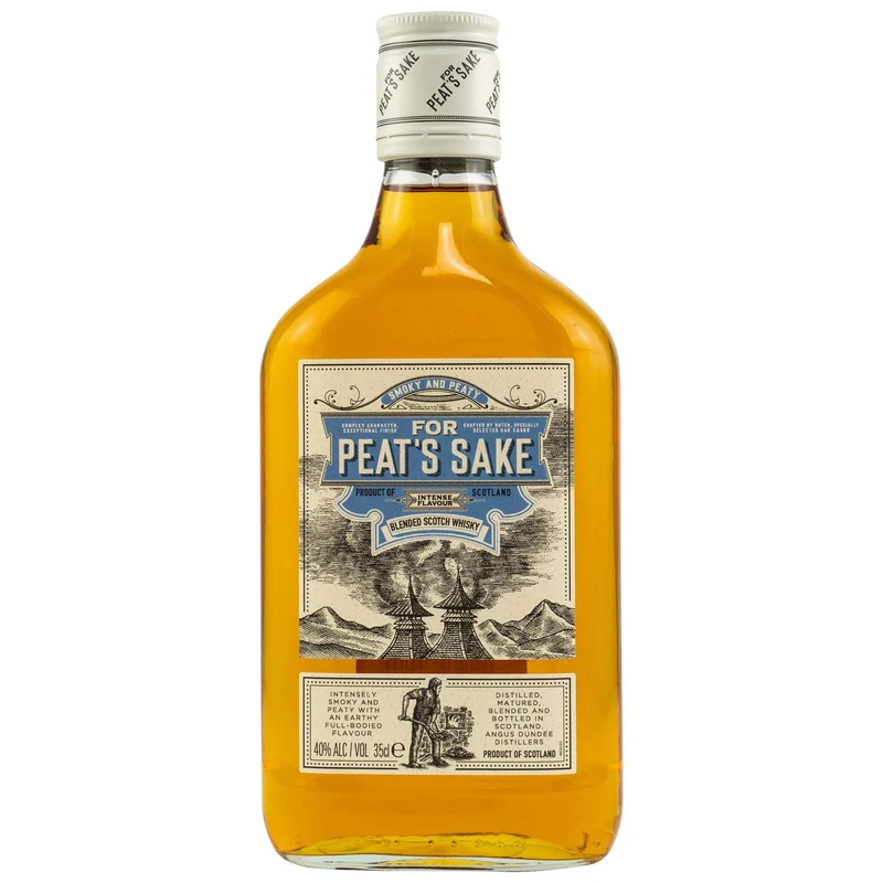 For Peat's Sake | Smoky and Peaty | Blended Scotch Whisky | 0,35l | 40%