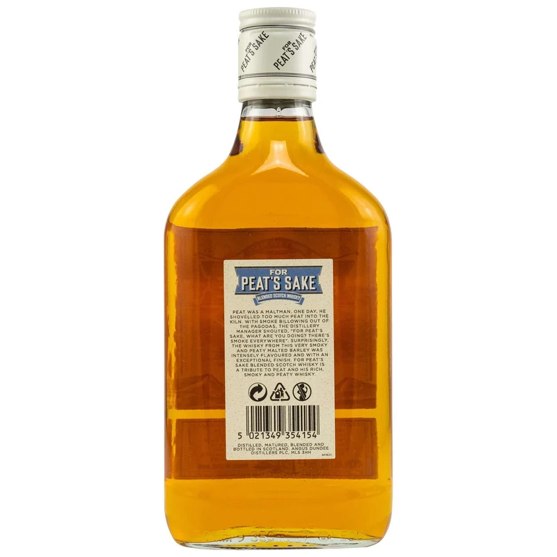 For Peat's Sake | Smoky and Peaty | Blended Scotch Whisky | 0,35l | 40%