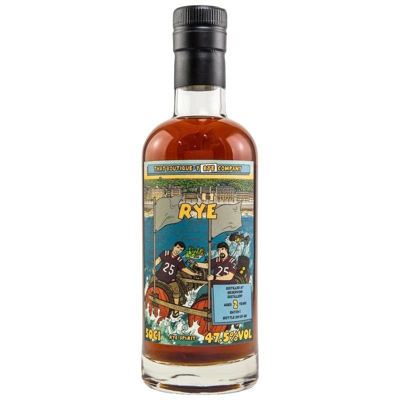 Reservoir | 2 Jahre | Batch 1 | That Boutique-y Whisky Company | American Rye Whiskey | 0,5l | 47,5%
