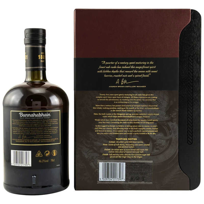 Bunnahabhain | 25 Jahre | Small Batch | 46,3%