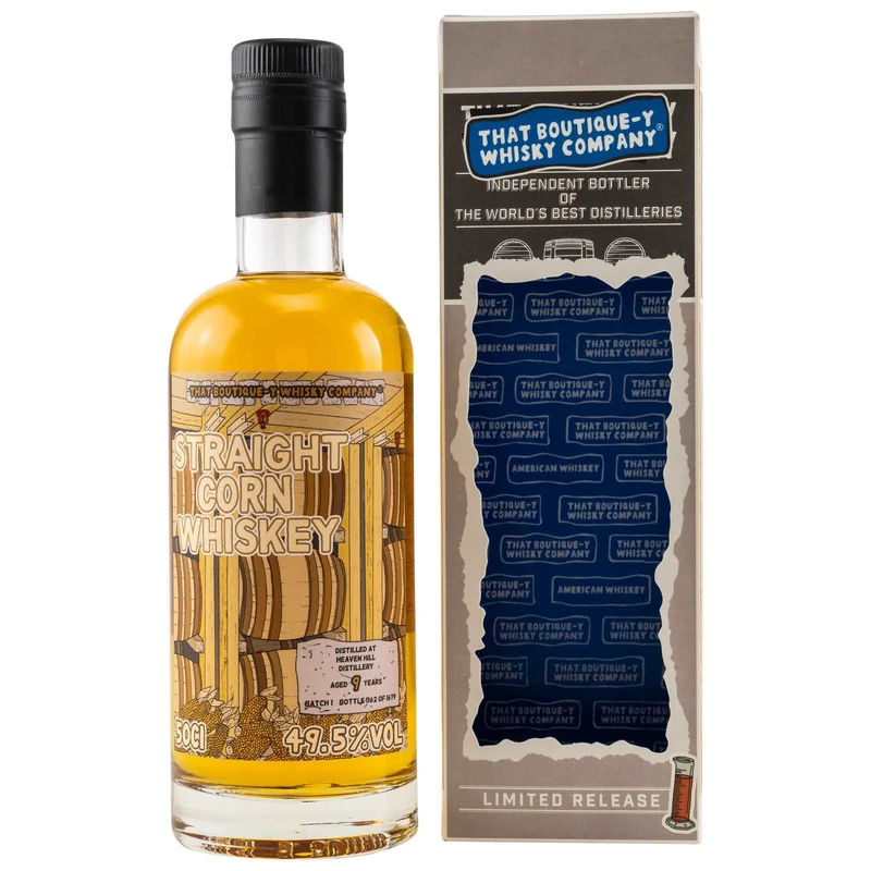 Heaven Hill | 9 Jahre | Batch 1 | TBWC | Straight Corn Whiskey | 0,5l | 49,5%