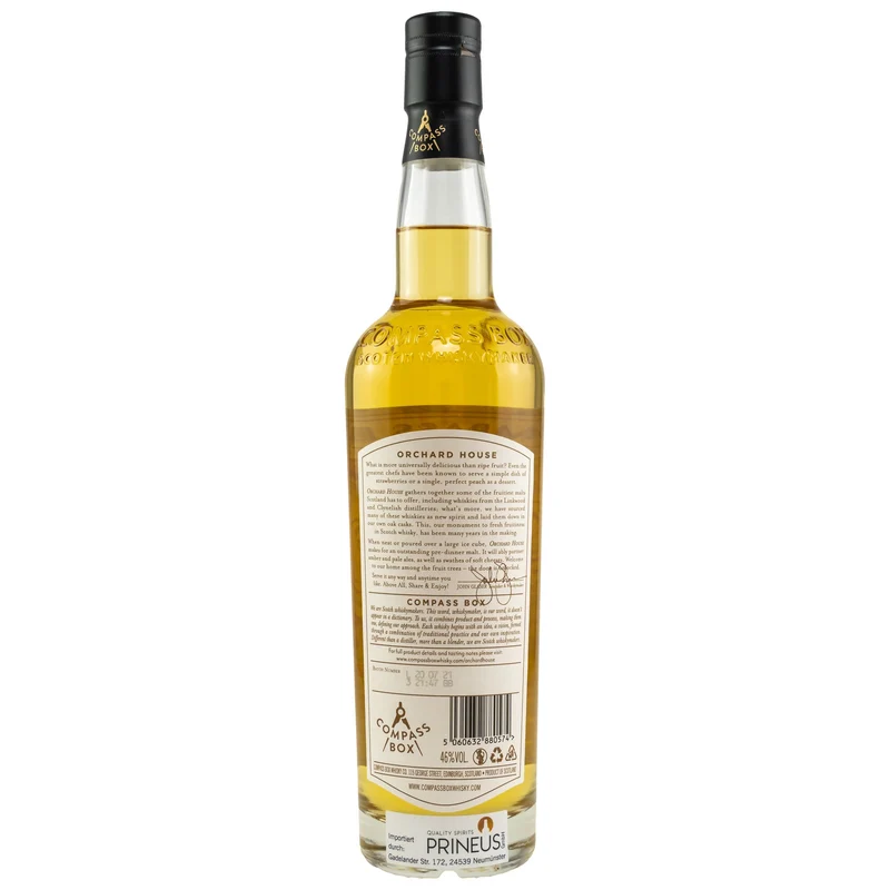 Compass Box | Orchard House | Blended Malt Scotch Whisky | 46%
