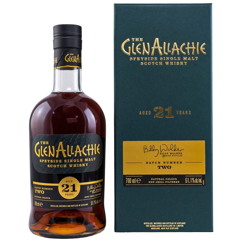 GlenAllachie | 21 Jahre | Batch 2 | Cask Strength | 51,1%