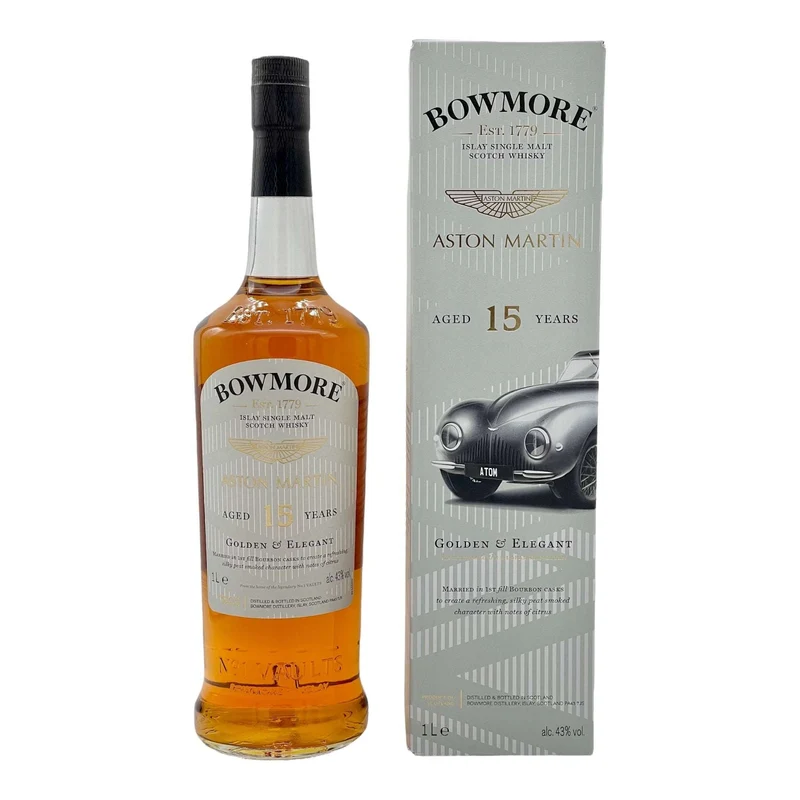 Bowmore | 15 Jahre | Aston Martin | Golden & Elegant | 1l | 43%