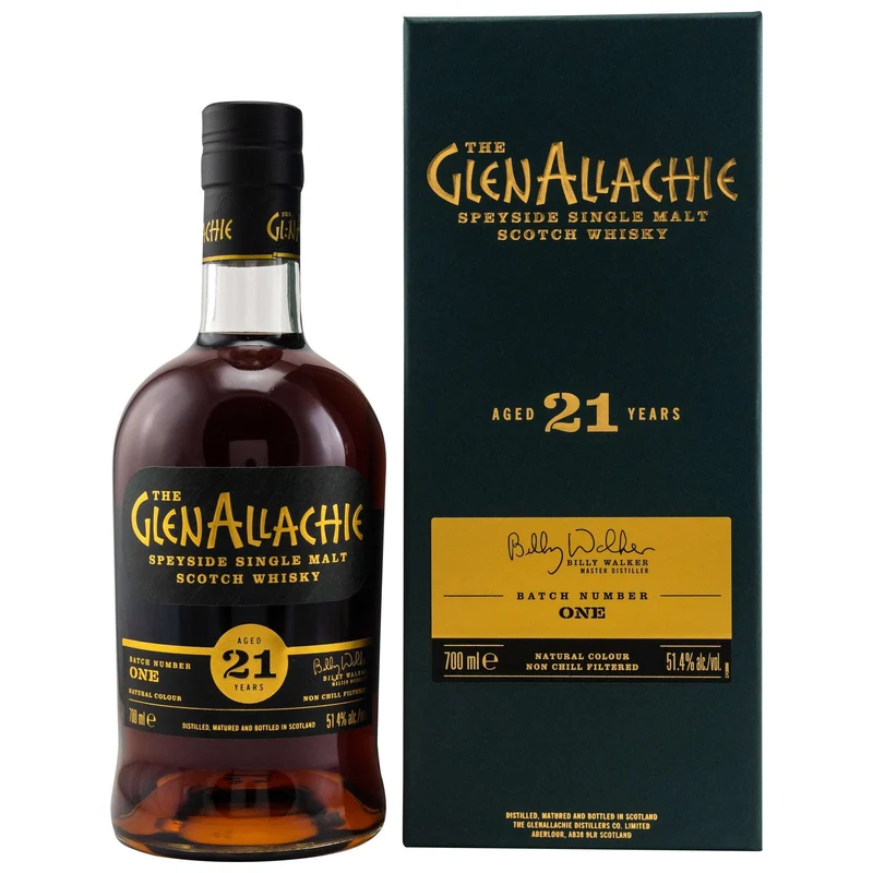 GlenAllachie | 21 Jahre | Batch 1 | Cask Strength | 51,4%