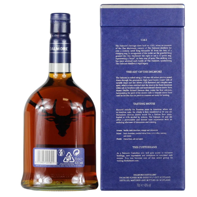 Dalmore 18 Jahre (2014) 43% 0,7l