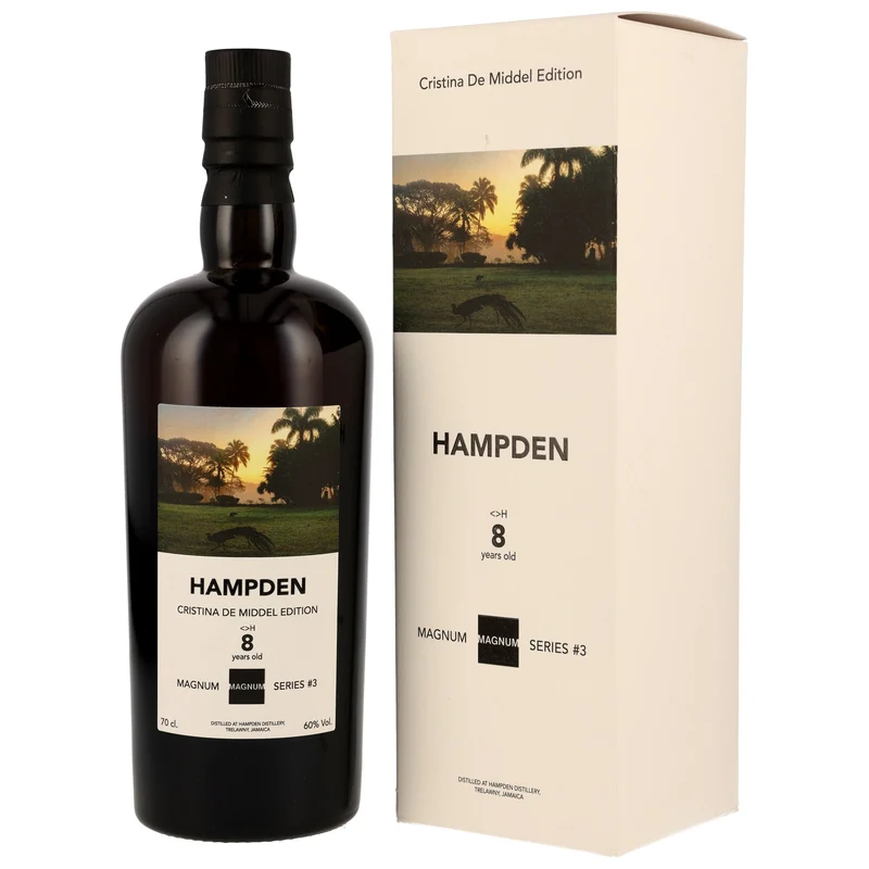 Hampden <>H 8 Jahre 2017/2025 Magnum Series#3 Jamaica Rum 60% 0,7l