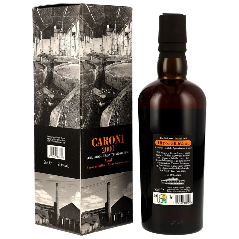 Caroni Heavy Trinidad Rum 25 Jahre 2000/2025 50,6% 0,5l