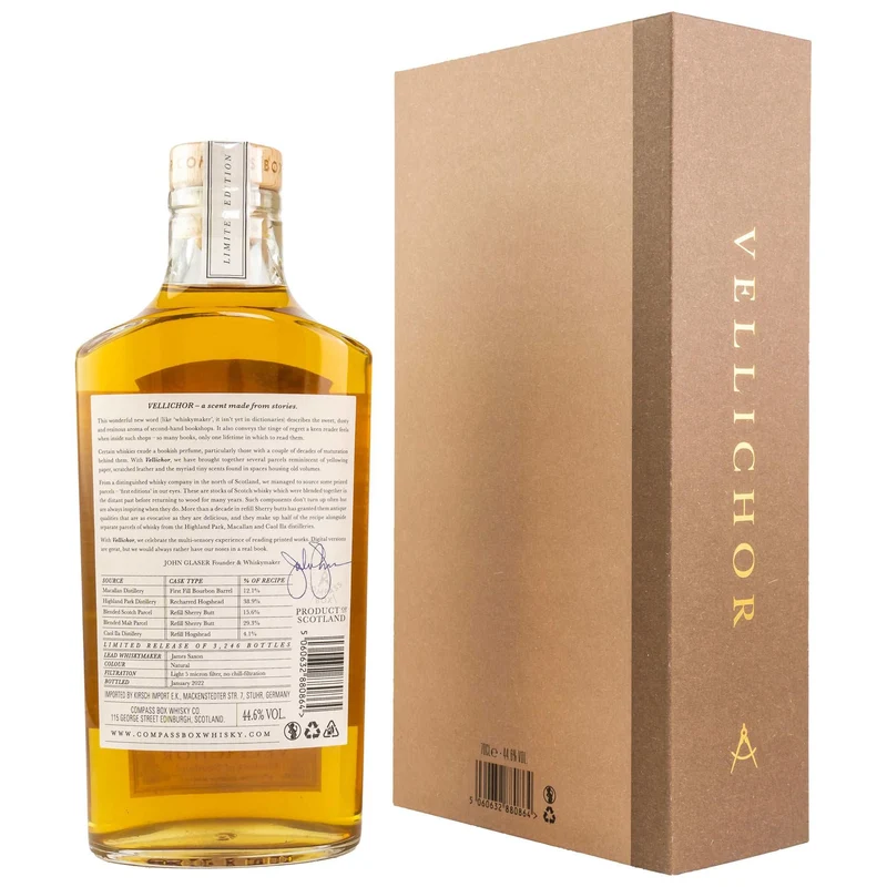 Compass Box | Vellichor | Blended Scotch Whisky | 44,6%