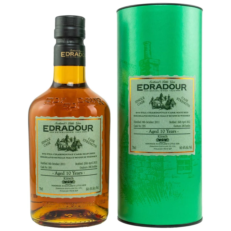 Edradour | 10 Jahre | 2011/2022 | Chardonnay Cask #395 | 60,4%