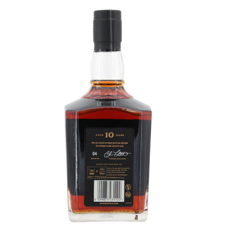 Jack Daniel's 10 Jahre Batch 04 48,5% 0,7l