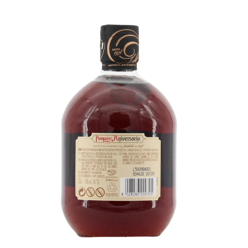 Pampero Anniversario Reserva Exclusiva Rum 40% 0,7l
