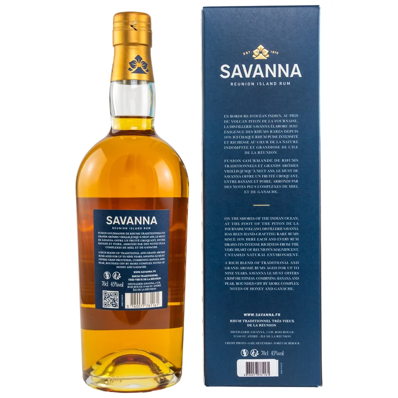Savanna Le Must Rhum Traditionnel Small Batch #20.01 45% 0,7l