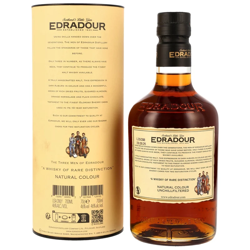 Edradour 10 Jahre The Distillery Edition 46% 0,7l