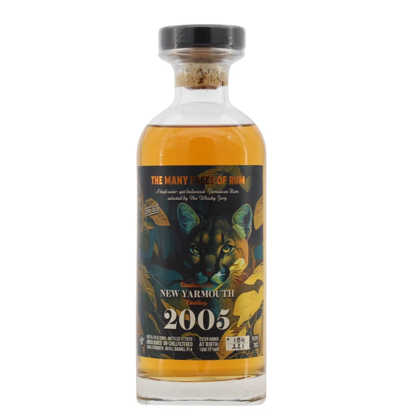 New Yarmouth 20 Jahre 2005/2025 Many Faces of Rum #14 The Whisky Jury 59,8% 0,7l