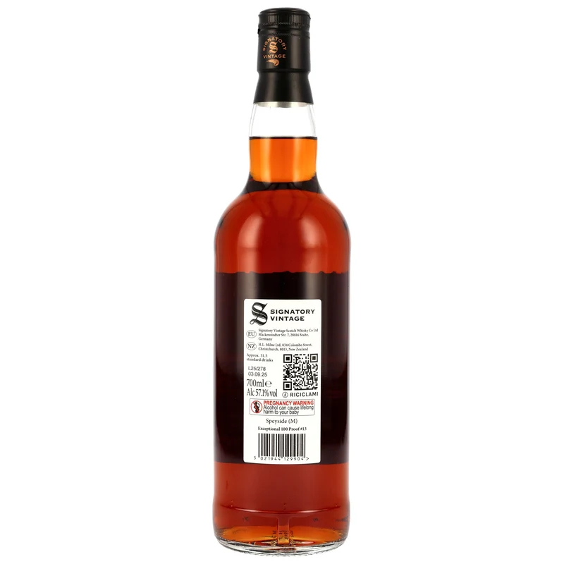 Speyside (M) 16 Jahre 100 Proof Exceptional Cask Edition #13 SV 57,1% 0,7l
