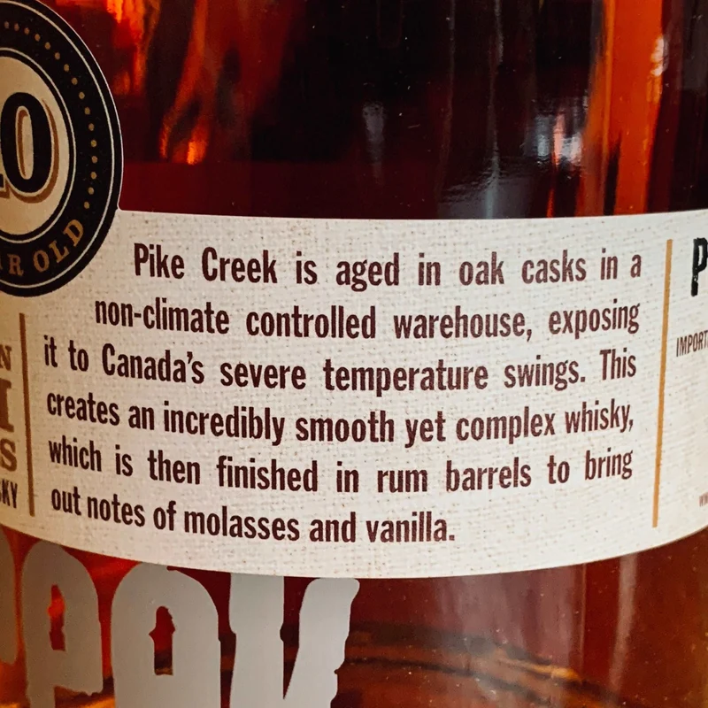 Pike Creek | 10 Jahre | Canadian Whisky | 42%