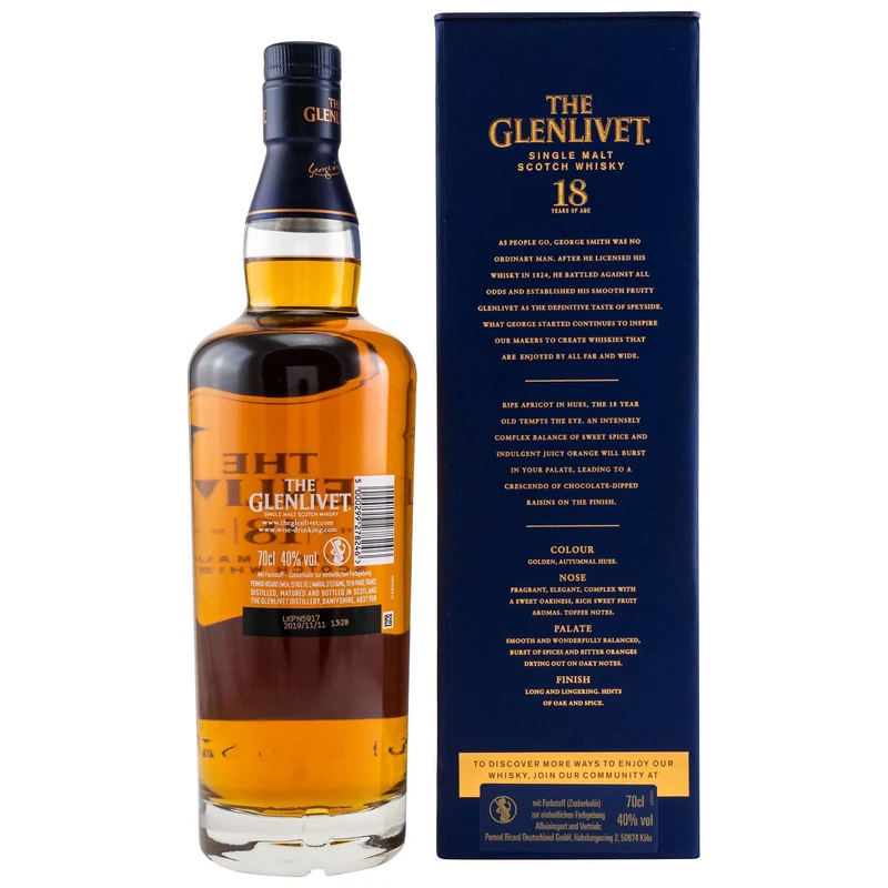 Glenlivet | 18 Jahre | Batch Reserve | 40%