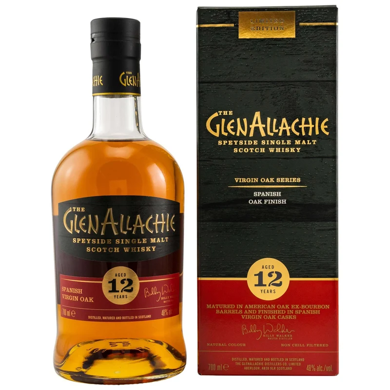 GlenAllachie | 12 Jahre | Spanish Oak Wood Finish | 48%