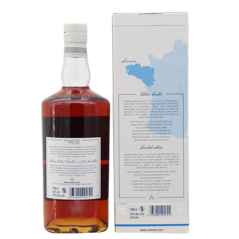 Armorik 15 Jahre Limited Edition 2025 46% 0,7l