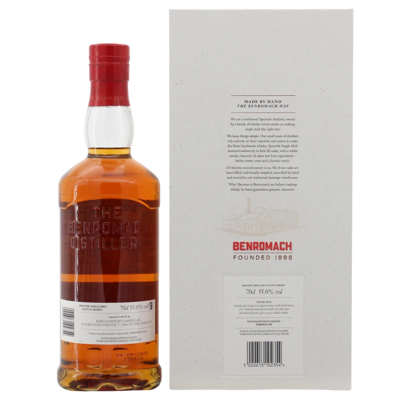 Benromach 22 Jahre 2003/2025 1st Fill Bourbon & Sherry Casks Wu Dram Clan 55% 0,7l