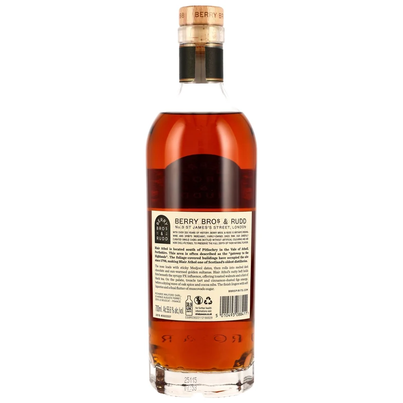 Blair Athol 14 Jahre 2010/2025 PX Cask Finish #303337 Berry Bros & Rudd 55,6% 0,7l