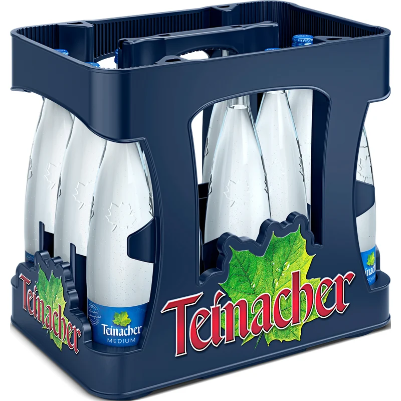 Teinacher Genussflasche Medium 12x 0,75 Liter (MEHRWEG)