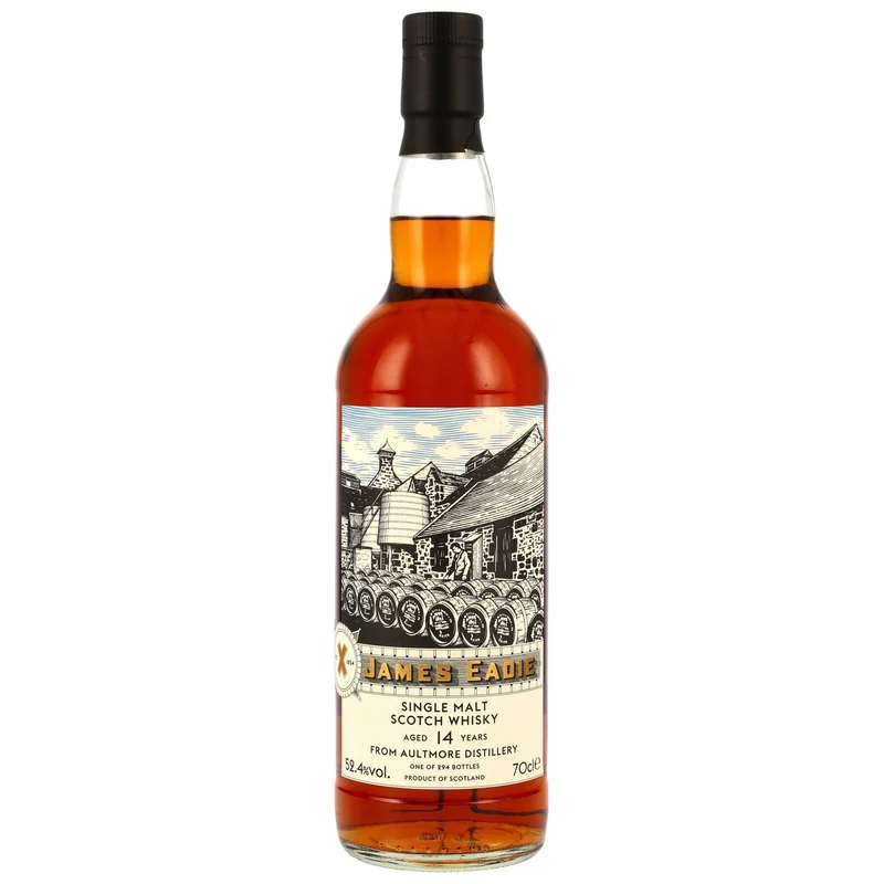 Aultmore 14 Jahre 2010/2025 James Eadie 52,4% 0,7l