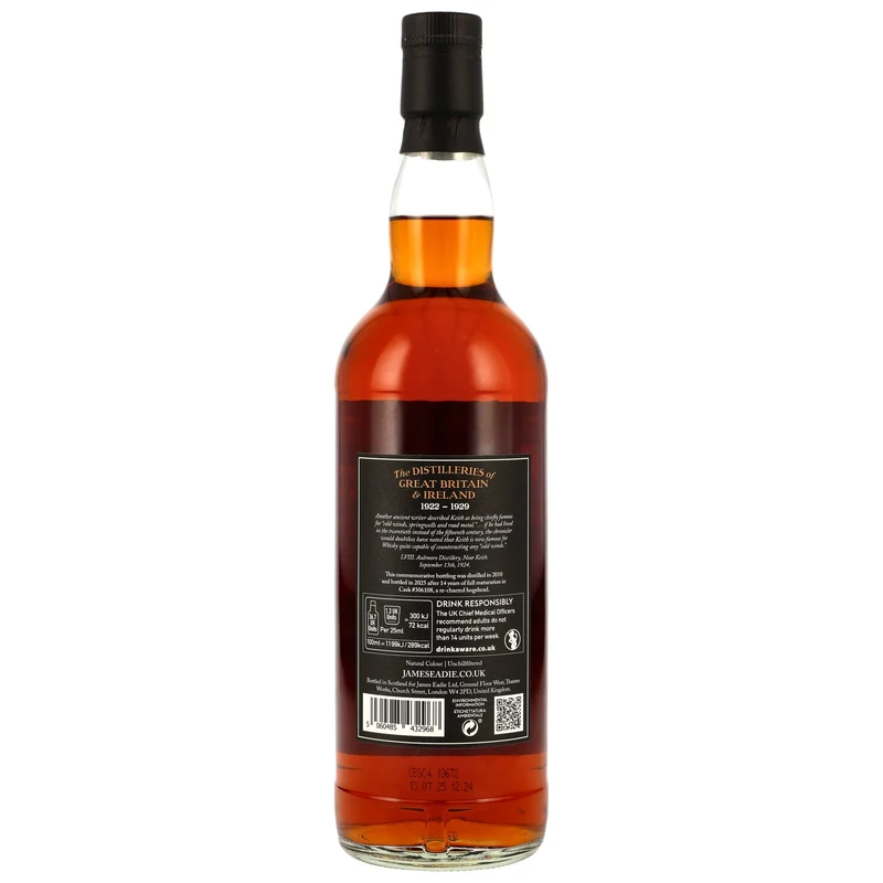 Aultmore 14 Jahre 2010/2025 James Eadie 52,4% 0,7l