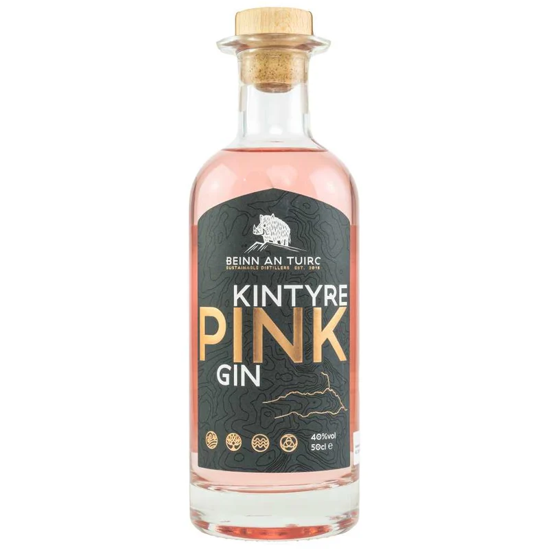 Beinn An Tuirc Kintyre Pink Gin 40% 0,5l