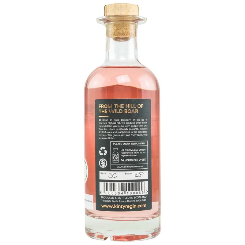 Beinn An Tuirc Kintyre Pink Gin 40% 0,5l