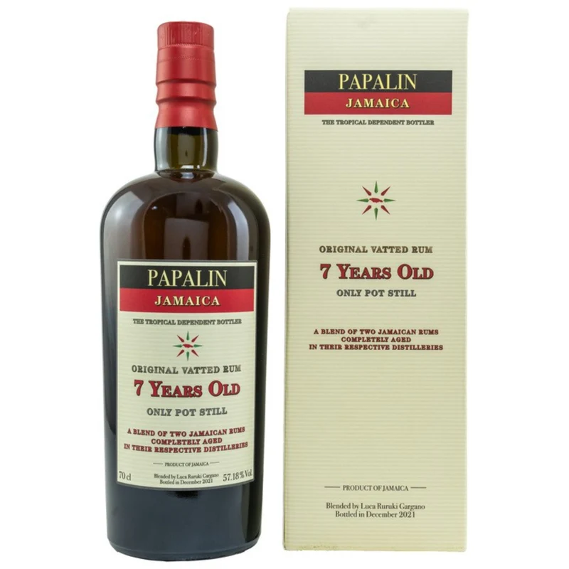 Papalin 7 Jahre Navy Proof 57,18% 0,7l