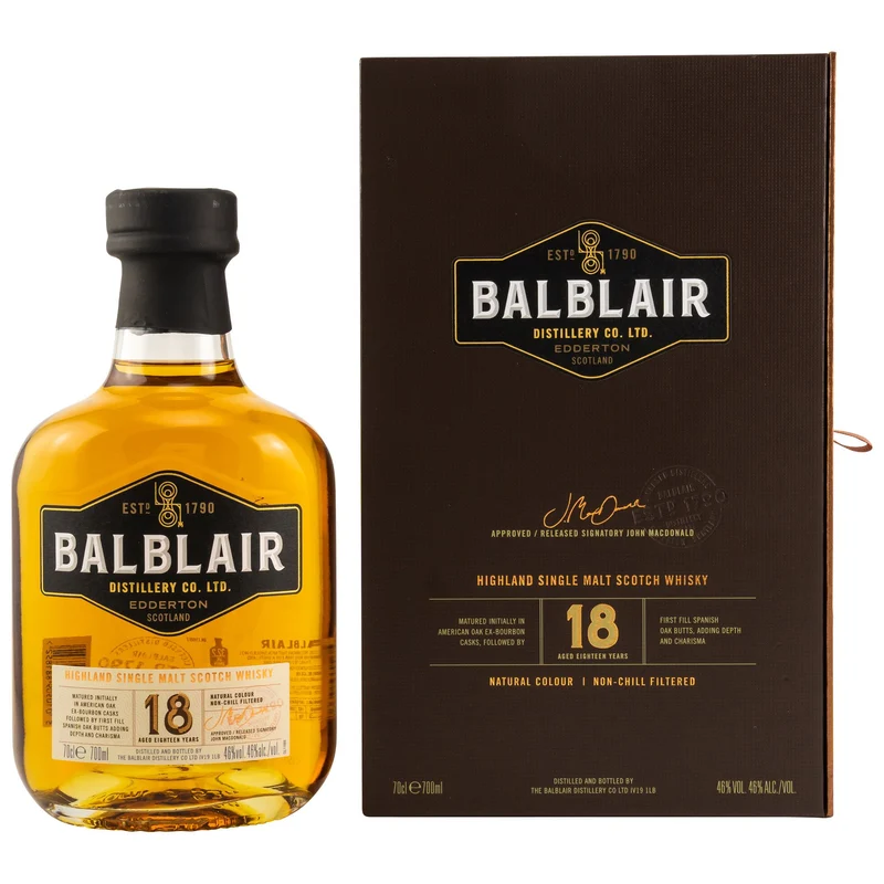 Balblair 18 Jahre 46% 0,7l