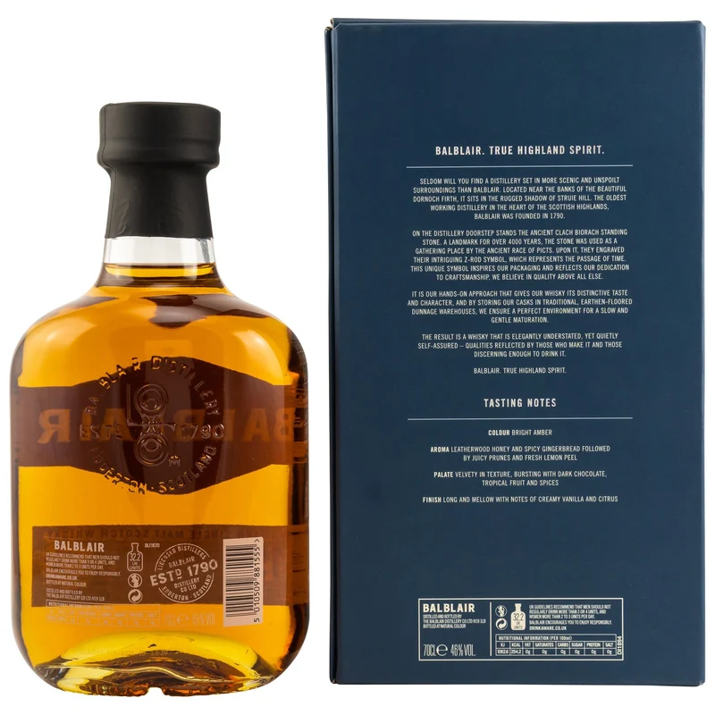Balblair 15 Jahre 46% 0,7l