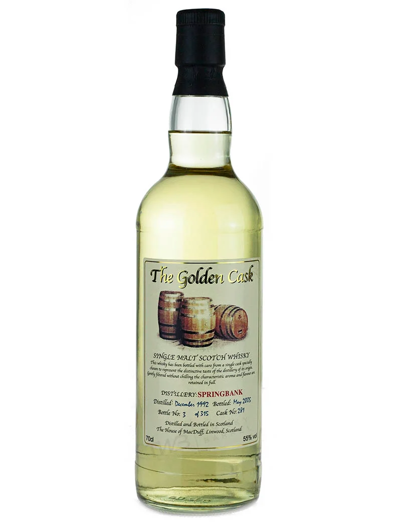Springbank 13 Year Old 1992 The Golden Cask