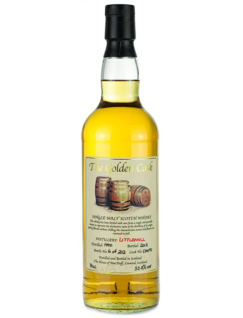 Littlemill 22 Year Old 1990 The Golden Cask