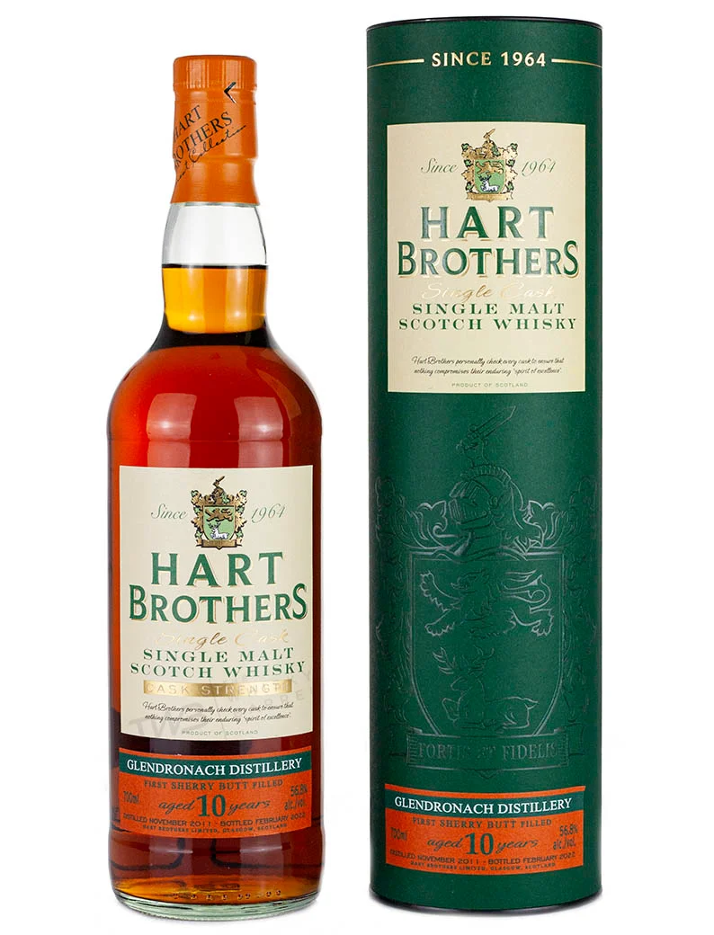 Glendronach 10 Year Old 2011 Hart Brothers Cask Strength 56.8%