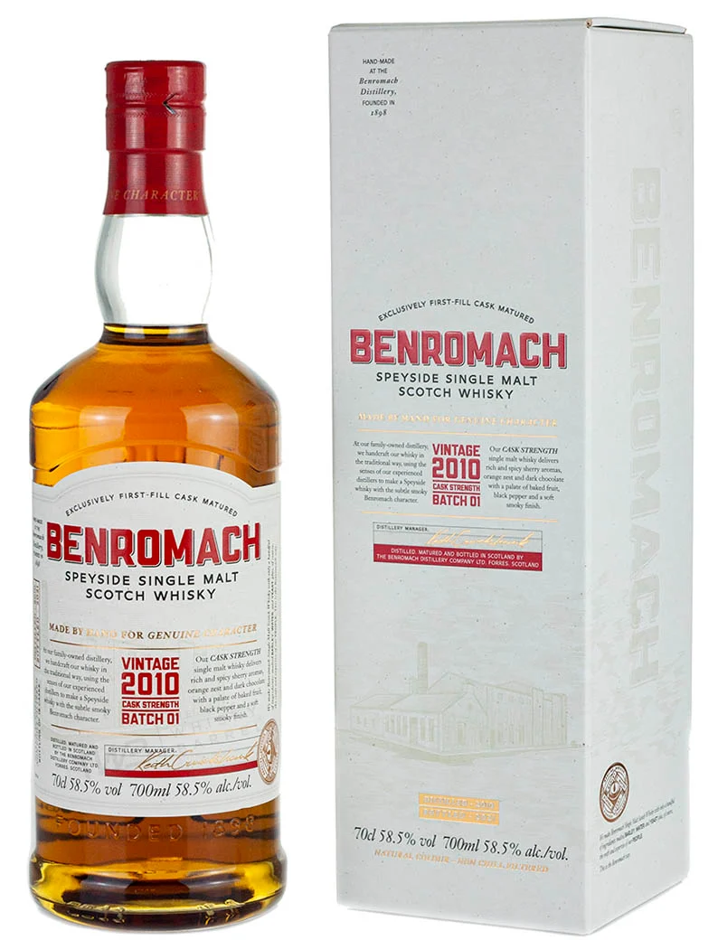 Benromach 2010 Cask Strength Batch #1