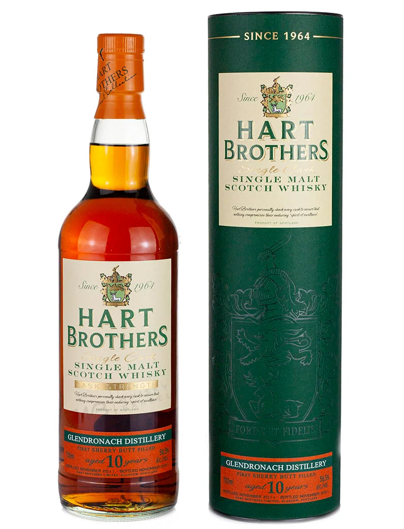 Glendronach 10 Year Old 2011 Hart Brothers Cask Strength 56.5%