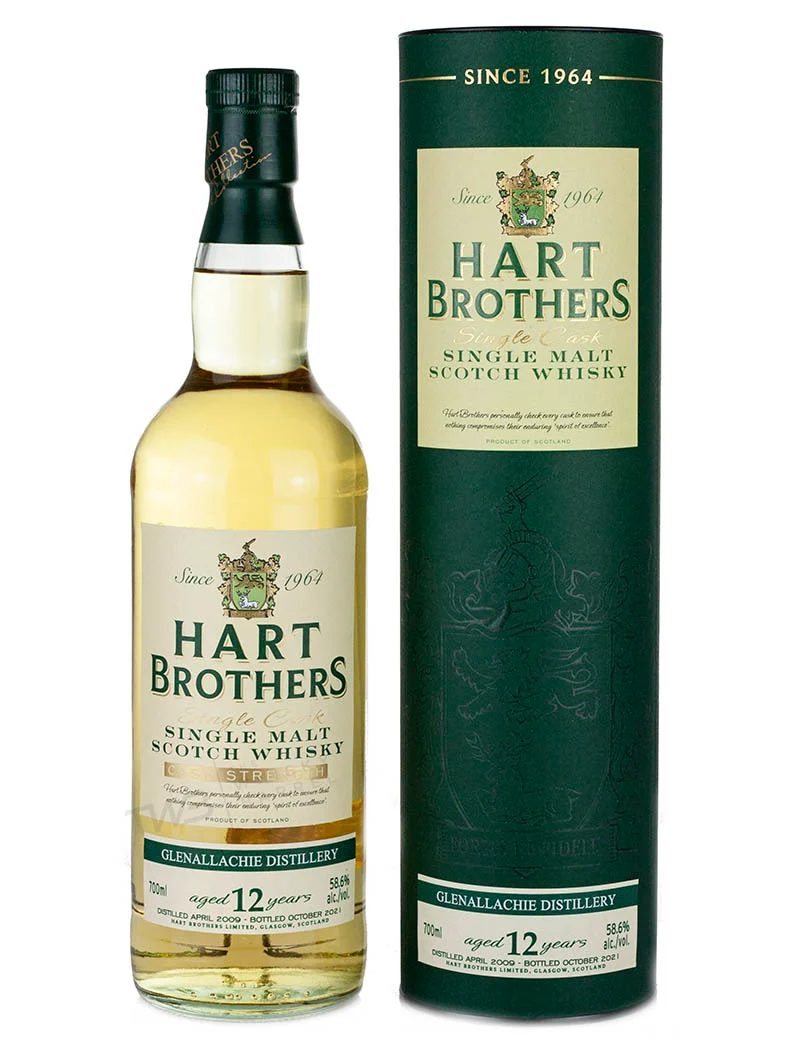 Glenallachie 12 Year Old 2009 Hart Brothers Cask Strength