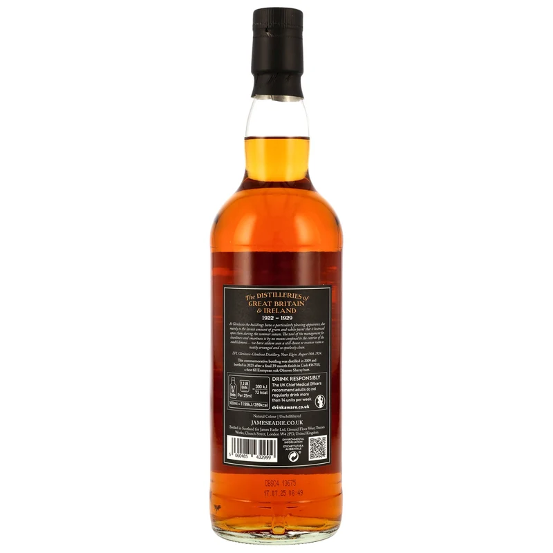 Glenlossie 16 Jahre 2009/2025 James Eadie Oloroso Butt #367510 52,4% 0,7l