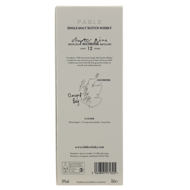 Auchroisk 12 Jahre Fable Whisky Chapter 9 Storm Cask #807753 59% 0,7l