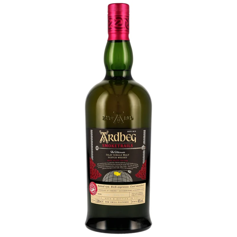 Ardbeg Smoketrails Nappa Valley Red Wine Edition 46% 1l