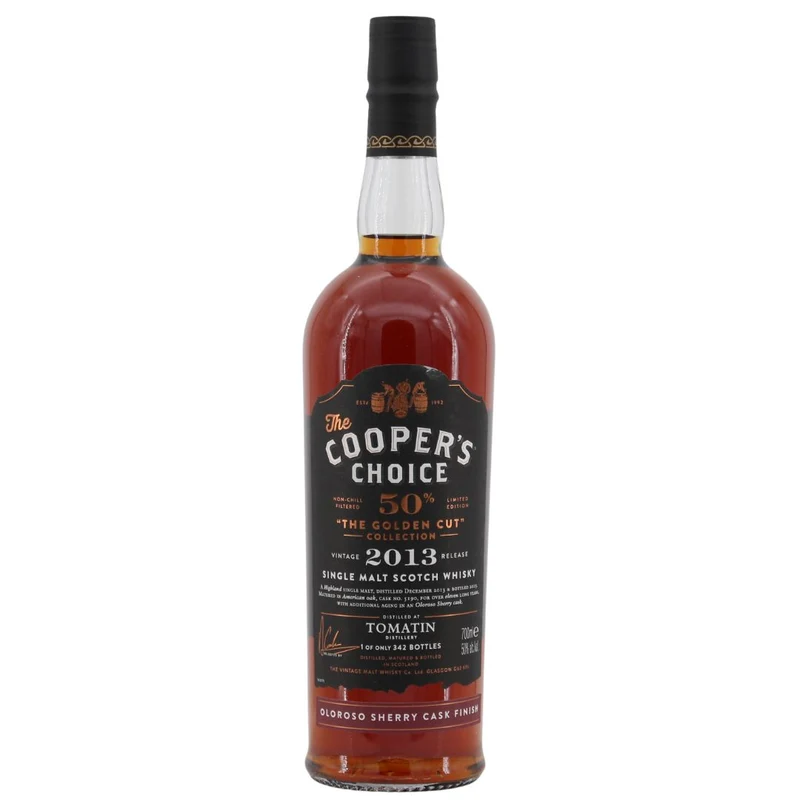 Tomatin 2013/2025 Coopers Choice Oloroso Sherry Finish Single Cask #5190 50% 0,7l