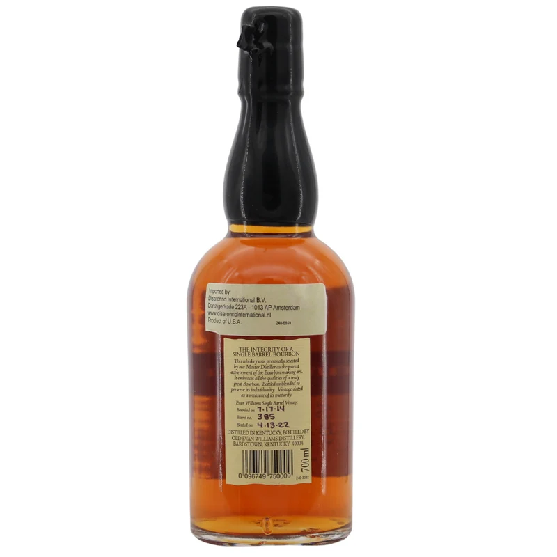 Evan Williams Single Barrel 7 Jahre 2014-2022 Cask #385 43,3% 0,7l