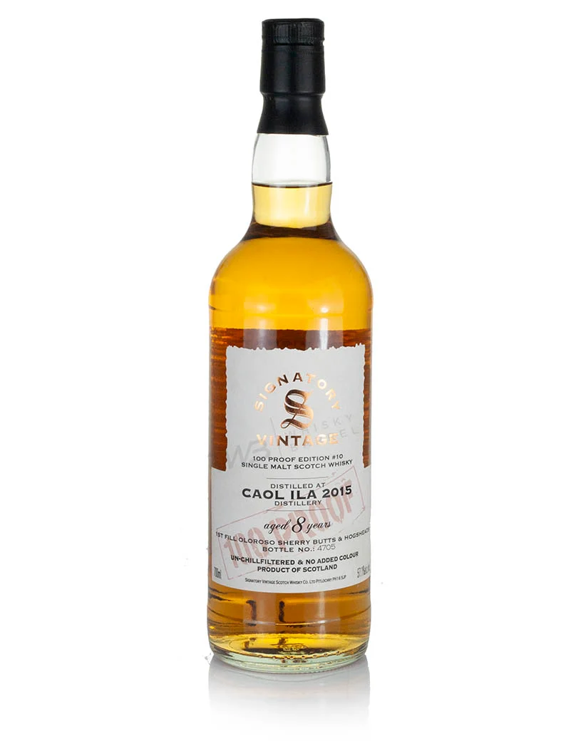 Caol Ila 8 Year Old 2015 Signatory 100-Proof Edition #10