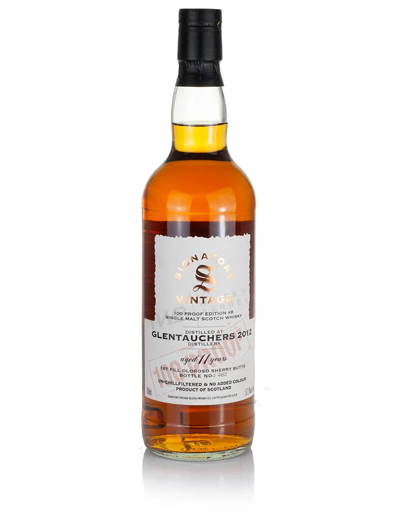 Glentauchers 11 Year Old 2012 Signatory 100-Proof Edition #8